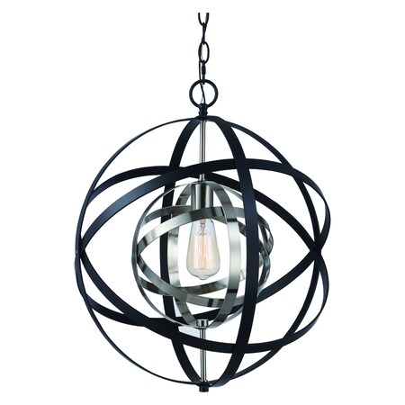 Trans Globe One Light Pendant-Orbital Med Cage-R 10791 ROB/ASL